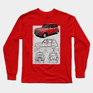 The super cool French classic car Long Sleeve T-Shirt